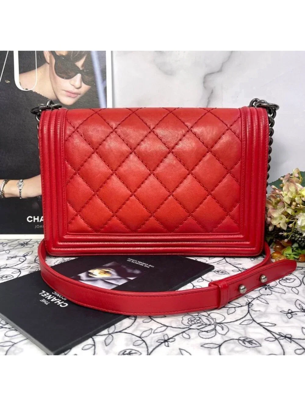 Chanel Boy Quilted Chain